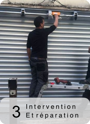 Intervention et réparation